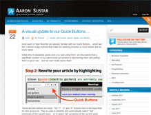 Tablet Screenshot of aaronsustar.com